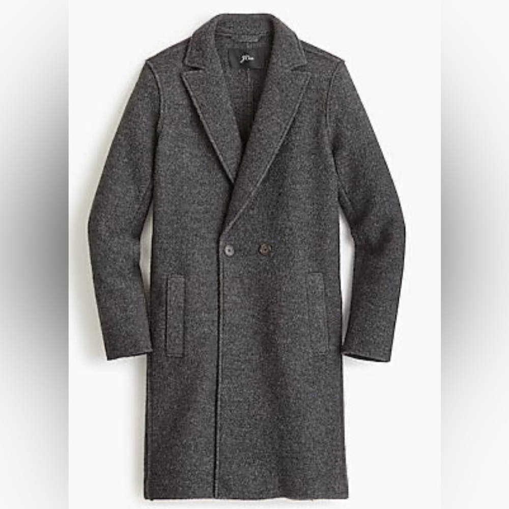 J Crew Daphne topcoat in Italian boiled wool